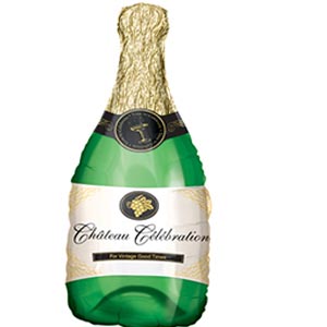 36in champagne bottle Balloon Delivery