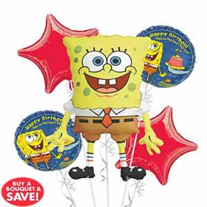Balloon Bouquet Spongebob Birthday Balloon Delivery