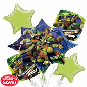 Balloon Bouquet Teenage Mutant Ninja Trutle Balloon Delivery