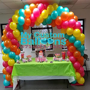 Tropical Balloon arch Balloon Delivery