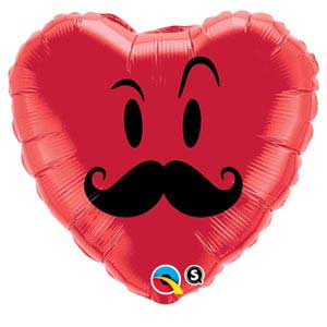 18In Mr Mustache Balloon Delivery
