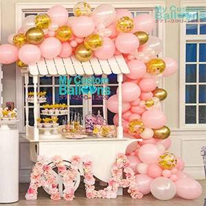 12ft Organic Balloon Garland With Large Size Balloons