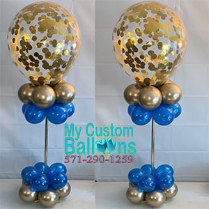 16in Confetti Centerpiece Balloon Delivery
