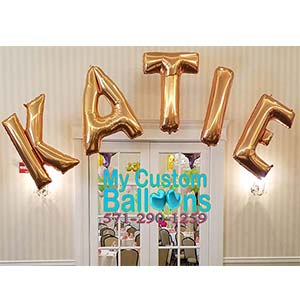 5 letter arch Balloon Delivery