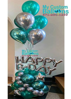 Happy B Day Balloon Gift Arrangement - Image 3