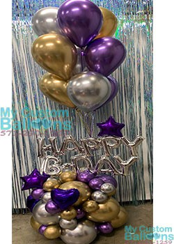 Happy B Day Balloon Gift Arrangement - Image 2