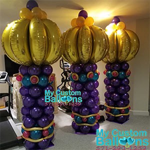 Arabian Balloon Column Design 8Ft Tall