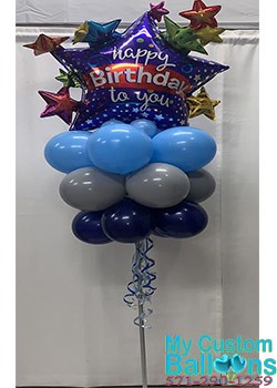 Happy Birthday Custom Party Yard Balloon Pole