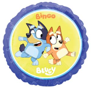 18in Bluey Round Foil Balloon