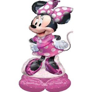 4ft Minnie Mouse Airloonz Standing Foil Balloon