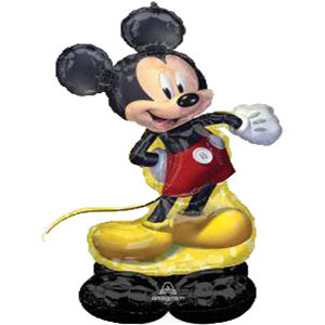 4ft Mickey Mouse Airloonz Standing Foil Balloon