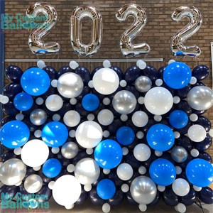 Festive Balloon Wall Decoration 8 x 8