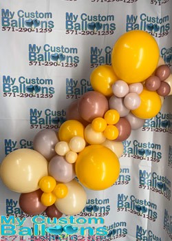 5ft Organic Balloon Cluster - Image 3