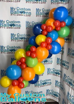 5ft Organic Balloon Cluster