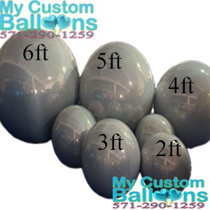 White Big Shiny Mirror Sphere Balls - Image 2