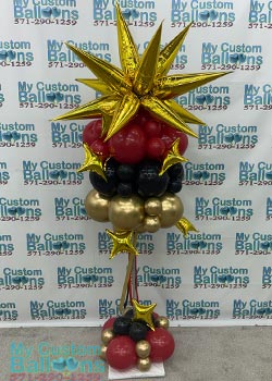Organic Balloon Party Pole Starburst