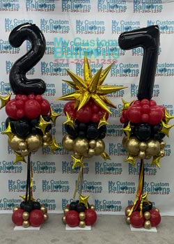 Organic Balloon Party Pole Number - Image 2