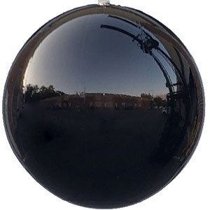 Black Big Shiny Mirror Sphere Balls