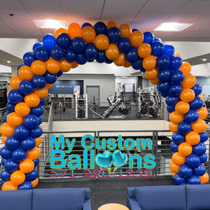 Traditional Spiral Balloon Arch 24 ft long