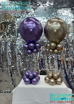 Balloon Centerpiece With A 17in Latex Balloon