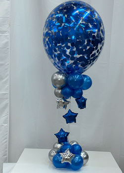 Confetti 16in Bubble Balloon Centerpiece