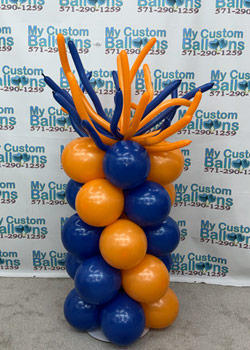 Indoor Spiral Balloon Column Wacky Topper