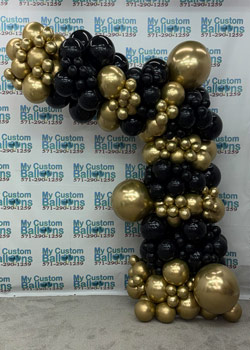 12ft Self Standing Wide Organic Balloon Garland