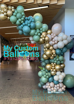 14ft Self Standing Deluxe Organic Balloon Garland
