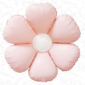 4ct Air Filled 16in Baby Pink Flower Balloons
