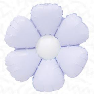 2ct Air Filled 24in Lilac Flower Balloons