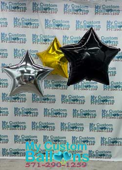 Hanging From Ceiling 36in Foil Balloon Star
